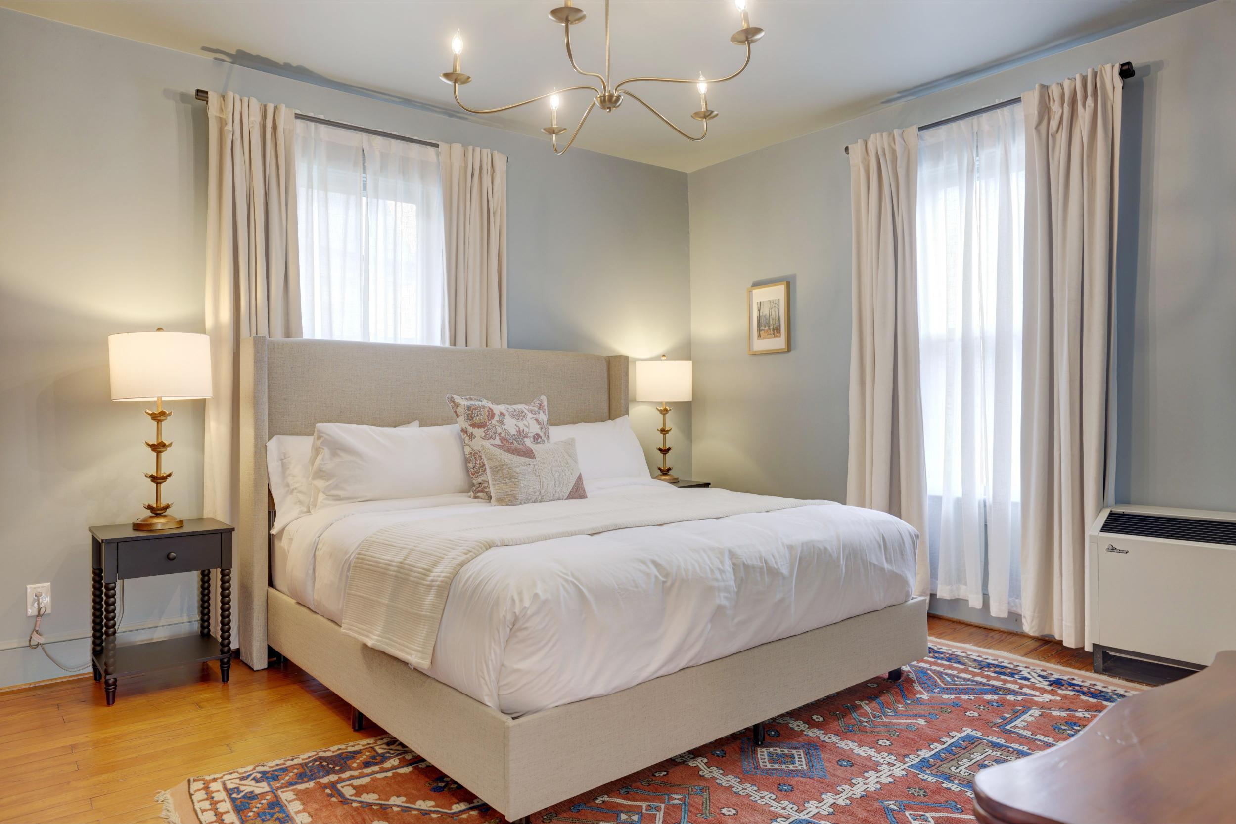 Elegant guest room interior